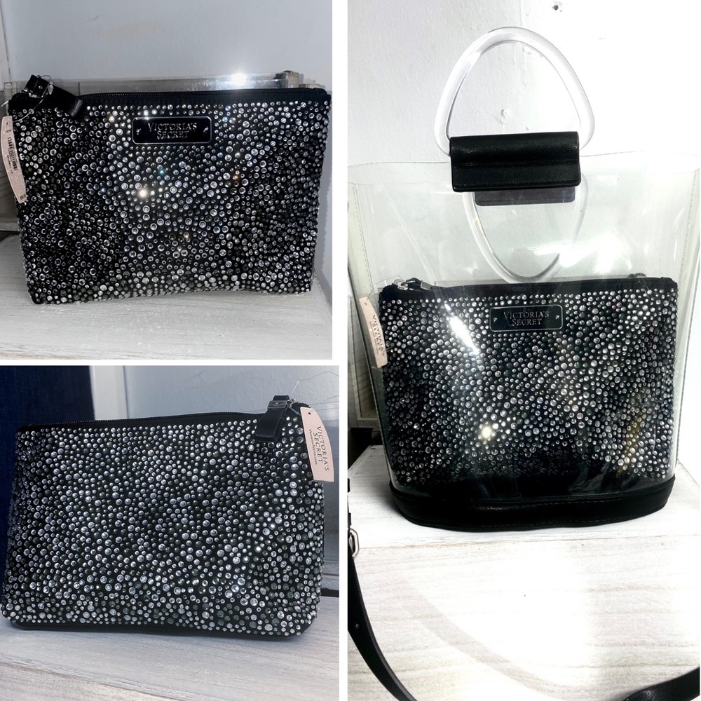 VS shimmery crystals embellished bag